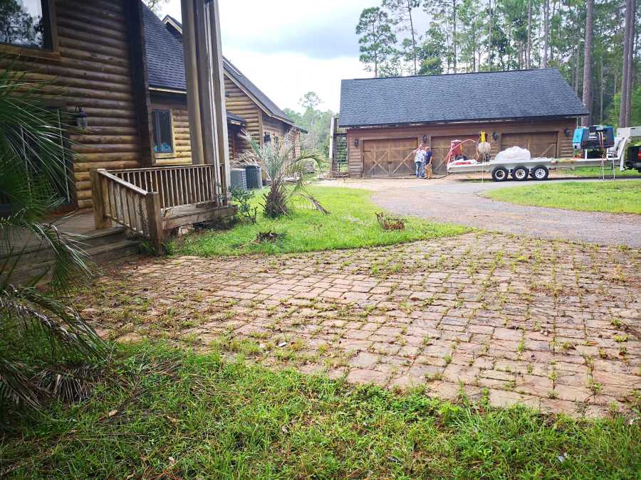 Log Cabin Restoration With Sandblasting