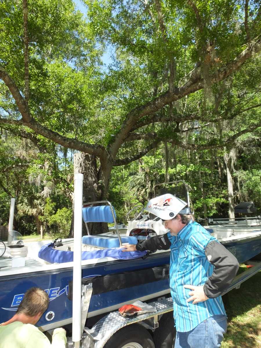 adding an extra axle to an aluminum boat trailer in st augustine fl. 