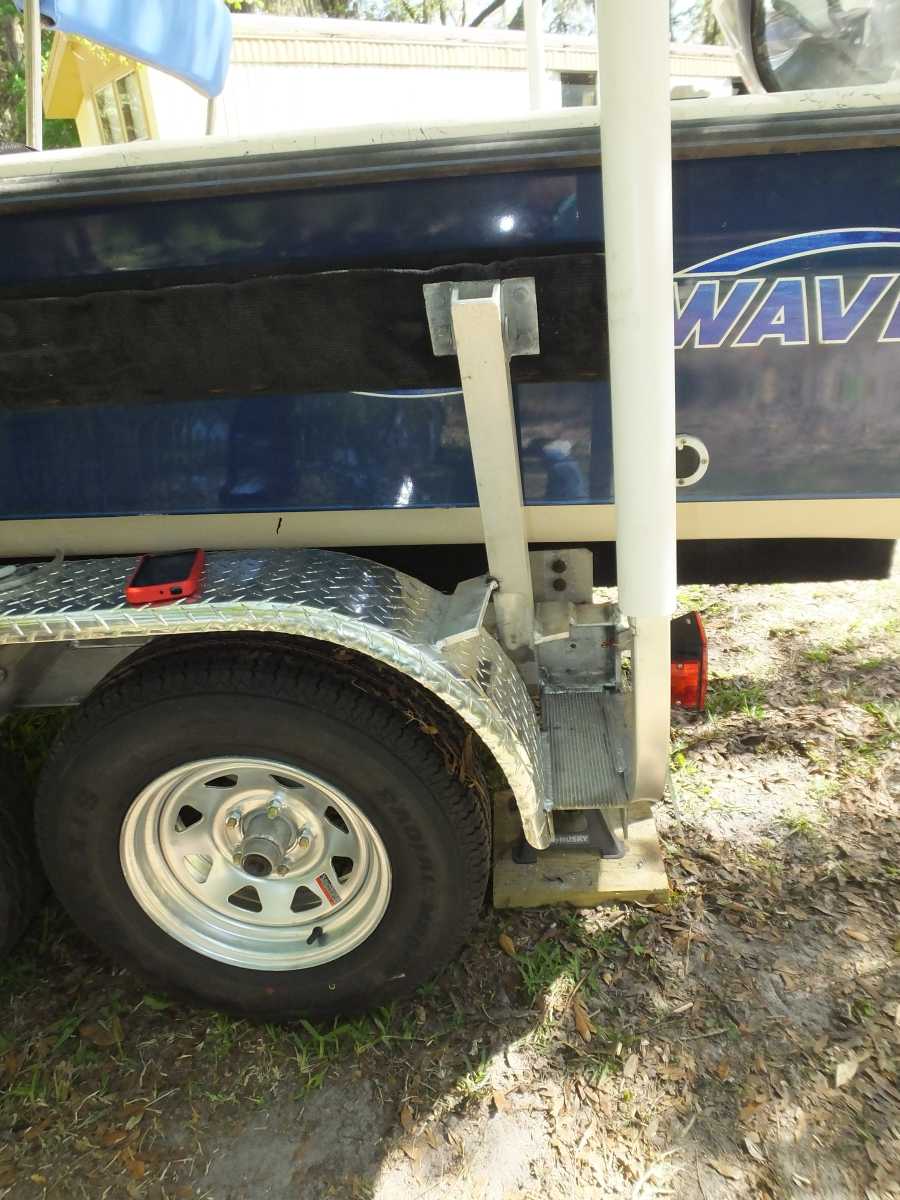 adding an extra axle to an aluminum boat trailer in st augustine fl. 